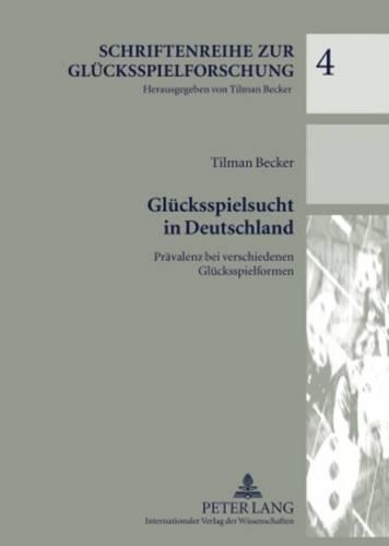 Паперова книга «Gluecksspielsucht in Deutschland: Praevalenz Bei Verschiedenen Gluecksspielformen», автор Тільман Беккер - фото №1