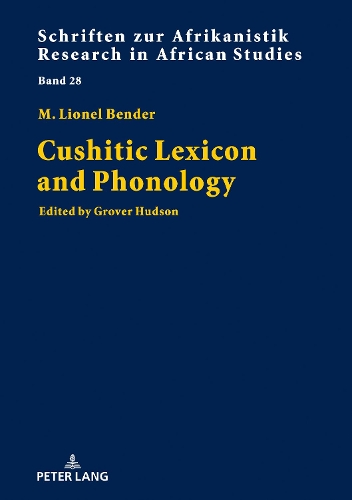Паперова книга «Cushitic Lexicon and Phonology: Edited by Grover Hudson» - фото №1