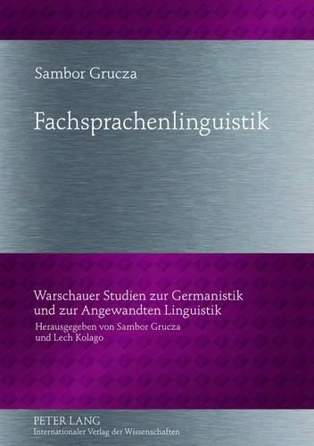 Паперова книга «Fachsprachenlinguistik», автор Самбор Груца - фото №1