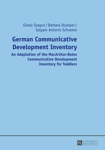 Бумажная книга «German Communicative Development Inventory: An Adaptation of the MacArthur-Bates Communicative Development Inventory for Toddlers», авторов Барбара Стампер, Гизела Сагун, Сатьям Антонио Шрамм - фото №1