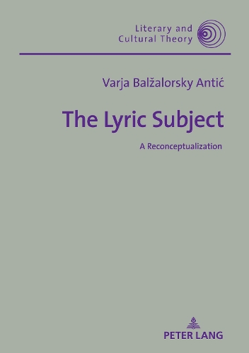 Паперова книга «The Lyric Subject: A Reconceptualization», автор Варя Балжалорскі Антіч - фото №1