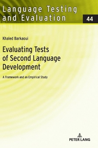 [object Object] «Evaluating Tests of Second Language Development: A Framework and an Empirical Study», автор Халед Баркауї - фото №1