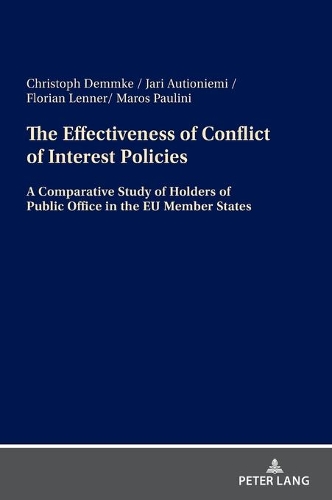Паперова книга «The Effectiveness of Conflict of Interest Policies: A Comparative Study of Holders of Public Office in the EU Member States», автор Крістоф Деммке - фото №1