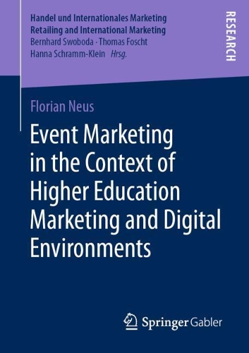 Бумажная книга «Event Marketing in the Context of Higher Education Marketing and Digital Environments», автор Флориан Нойс - фото №1