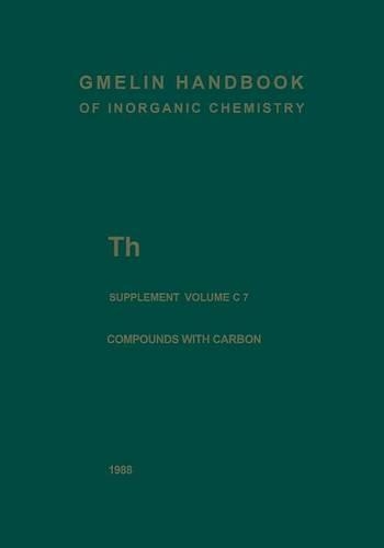 Бумажная книга «Th Thorium: Compounds with Carbon: Carbonates, Thiocyanates, Alkoxides, Carboxylates», автор Кеннет В. Бэгнолл - фото №1