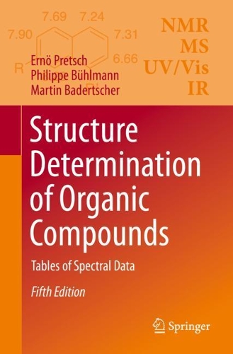 Бумажная книга «Structure Determination of Organic Compounds: Tables of Spectral Data», авторов Эрнё Претш, Мартин Бадертшер, Филипп Бюльман - фото №1