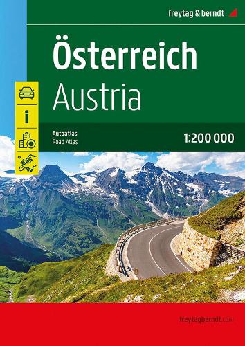 Бумажная книга «Austria Road Atlas 1:200,000», автор Фрейтаг Берндт - фото №1