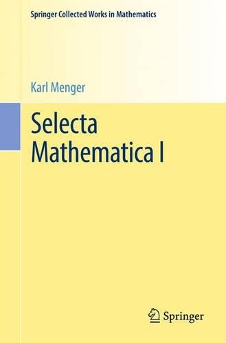 [object Object] «Selecta Mathematica I», автор Карл Менгер - фото №1