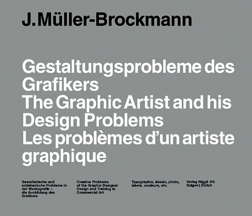 Паперова книга «The Graphic Artist and his Design Problems», автор Йозеф Мюллер-Брокманн - фото №1