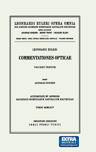 [object Object] «Commentationes opticae 3rd part», автор Леонгард Эйлер - фото №1