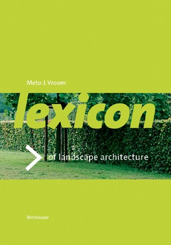 Бумажная книга «Lexicon of Garden and Landscape Architecture», автор Мето Дж. Врум - фото №1