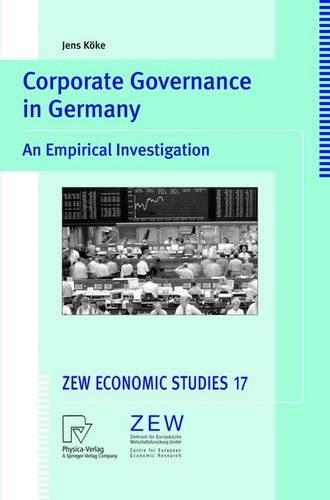 Бумажная книга «Corporate Governance in Germany: An Empirical Investigation», автор Йенс Кёке - фото №1