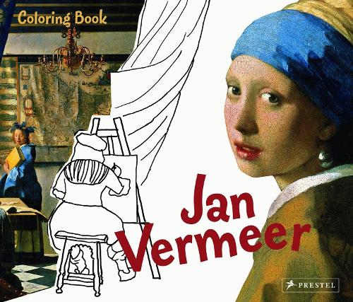 Паперова книга «Coloring Book Jan Vermeer», автор Андреа Вайбенбах - фото №1