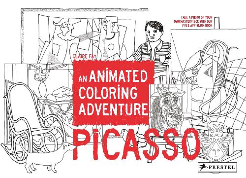 Паперова книга «Picasso: An Animated Coloring Adventure», автор Клер Фей - фото №1