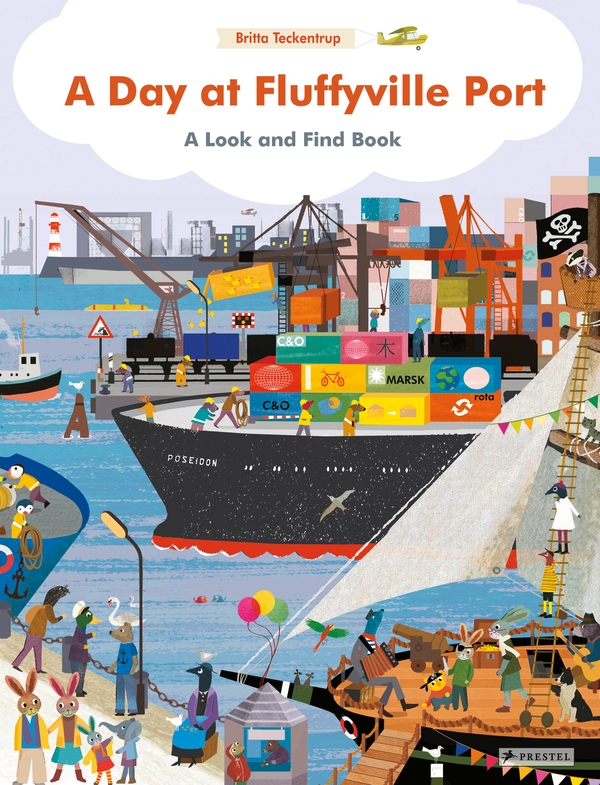 Паперова книга «A Day at Fluffyville Port: A Look and Find Book», автор Britta Teckentrup - фото №1
