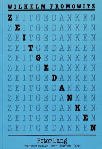 Бумажная книга «Zeitgedanken», автор Р Фарски - фото №1