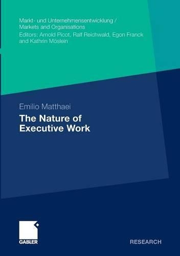 Бумажная книга «The Nature of Executive Work», автор Эмилио Маттеи - фото №1