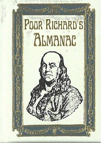 Бумажная книга «Poor Richard's Almanac Minibook - Limited Gilt-Edged Edition», автор Бенджамин Франклин - фото №1