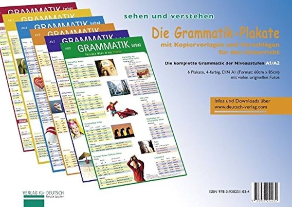 Бумажная книга «Die Grammatik-plakate A1-A2», автор Рената Лушер - фото №1
