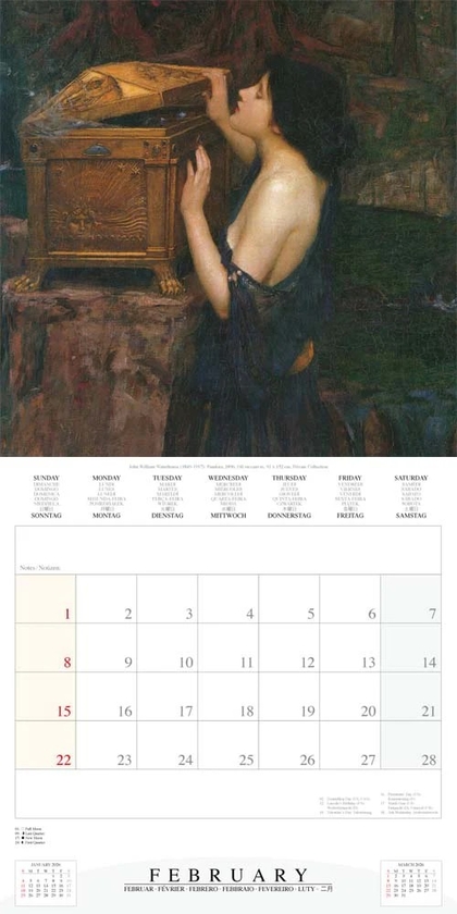 Паперова книга «Pre-Raphaelites 2026» - фото №1