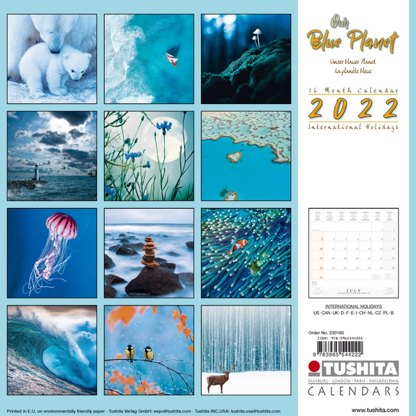 Паперова книга «Календарь 2022 Our Blue Planet» - фото №1