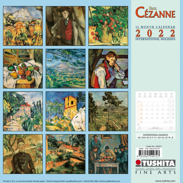 Паперова книга «Календарь на 2022 Paul Cezanne» - фото №1