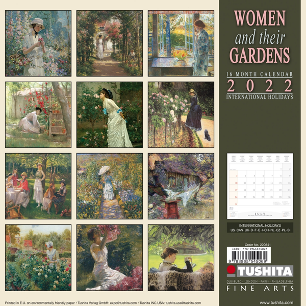 Паперова книга «Календарь на 2022 Women and their Gardens» - фото №1