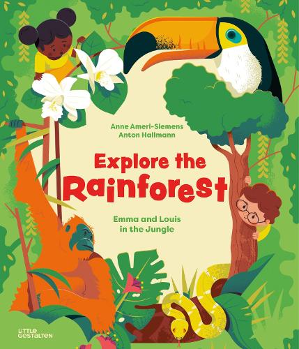 Паперова книга «Explore the Rainforest: Emma and Louis in the Jungle», автор Енн Амері-Сіменс - фото №1