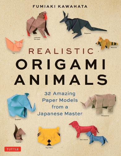 Бумажная книга «Realistic Origami Animals: 32 Amazing Paper Models from a Japanese Master», автор Фумиаки Кавахата - фото №1