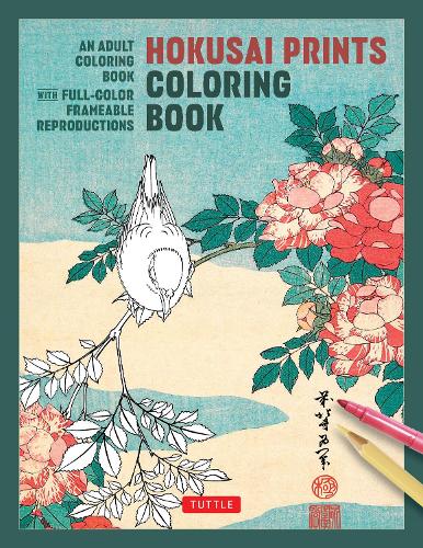Бумажная книга «Hokusai Prints Coloring Book: An Adult Coloring Book with Full-color Frameable Reproductions», авторов Кацусика Хокусай, Tuttle Studio - фото №1