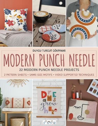 Бумажная книга «Modern Punch Needle: Modern and Fresh Punch Needle Projects», автор Дуйгу Тургут - фото №1