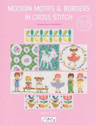 Бумажная книга «Modern Motifs & Borders in Cross Stitch», автор Мария Диас - фото №1