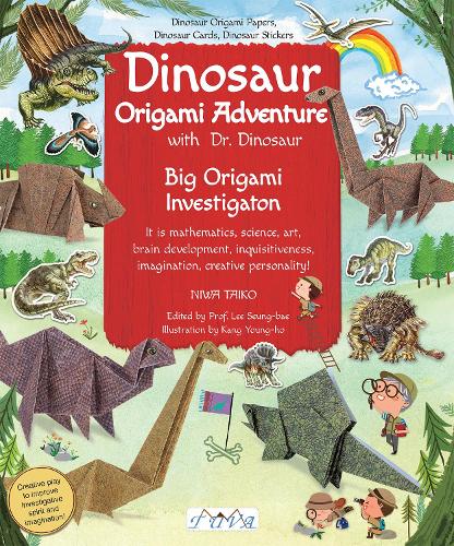 Бумажная книга «Dinosaur Origami Adventure with Dr. Dinosaur: Dinosaur Origami Papers, Dinosaur Cards and Stickers», автор Нива Тайко - фото №1