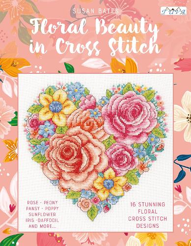 Паперова книга «Floral Beauty in Cross Stitch», автор Сьюзан Бейтс - фото №1