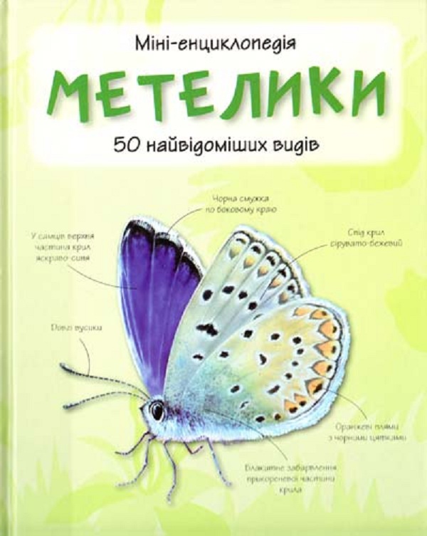 Бумажная книга «Метелики. Міні-енциклопедія» - фото №1