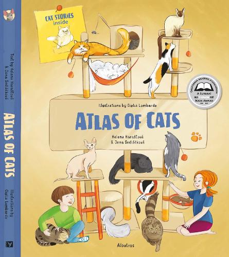 Паперова книга «Atlas of Cats», авторів Хелена Харастова, Яна Седлачкова - фото №1