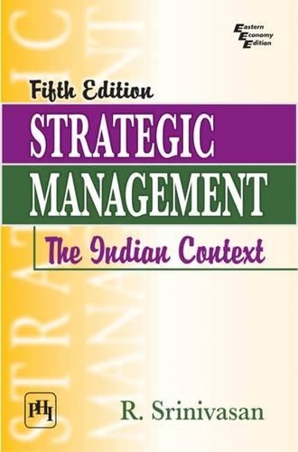Бумажная книга «Strategic Management: The Indian Context», автор Р. Srinivasan - фото №1