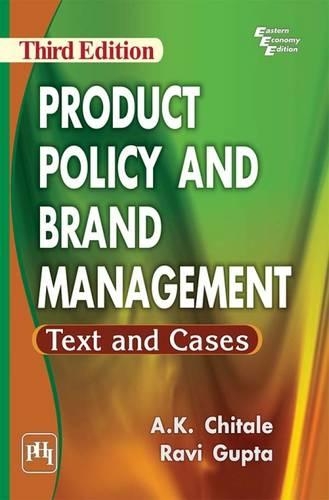Паперова книга «Product Policy and Brand Management Text and Cases», авторів А.К. Чітале, Раві Гупта - фото №1