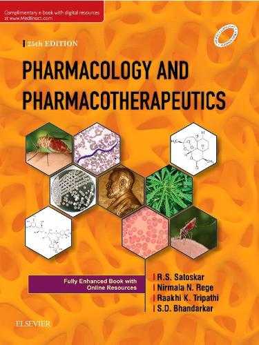 Паперова книга «Pharmacology and Pharmacotherapeutics», авторів Нірмала Реге, РС Сатоскар, С.Д. Бхандаркар - фото №1