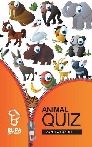 Паперова книга «Rupa Book of Animal Quiz», автор Манека Ганді - фото №1