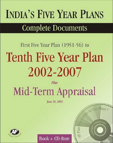 Паперова книга «India's Five Years Plans 2002-2007: Complete Documents», автор Інститут дипломатичної служби Нью-Делі - фото №1