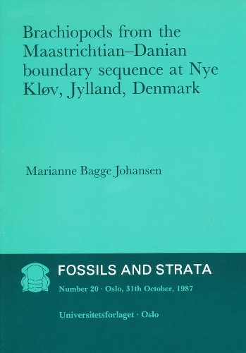 [object Object] «Brachiopods from the Maastrichtian: Danian Boundary Sequence at Nye Klov, Jylland, Denmark», автор Марианна Багге Йохансен - фото №1