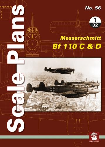 Бумажная книга «Scale Plans No. 56: Messerschmitt Bf 110 C & D 1/32», автор Мацей Нощак - фото №1