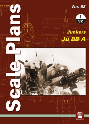 Бумажная книга «Scale Plans No. 58: Junkers 88 A 1/32», автор Мацей Нощак - фото №1