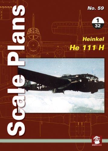 Бумажная книга «Scale Plans No. 59: Heinkel He 111 H 1/32», автор Мацей Нощак - фото №1