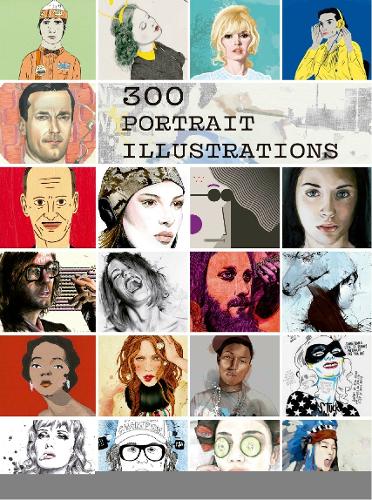 Бумажная книга «300 Portrait Illustrations», автор Monsa Publications - фото №1