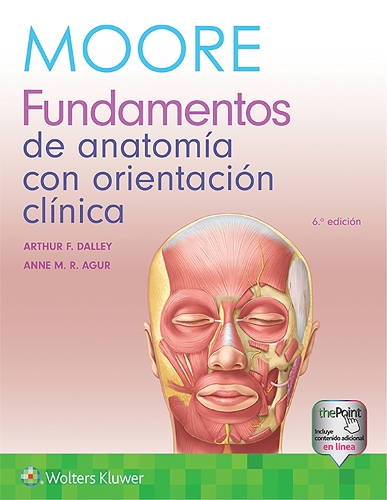Паперова книга «Moore. Fundamentos de anatomía con orientación clínica», авторів Енн М.Р. Агур, Артур Ф. Даллі, Кіт Л. Мур - фото №1