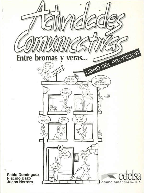 Паперова книга «Actividades comunicativas: entre bromas y veras. Libro del profesor», автор Пласидо Басо - фото №1
