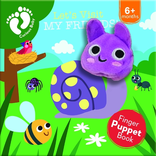 Паперова книга «Let's Visit My Friends (Curious Baby Finger Puppet)», автор Луїза Бакенс - фото №1