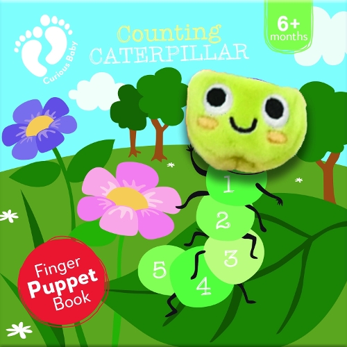 Паперова книга «Counting Caterpillar (Curious Baby Finger Puppet)», автор Луїза Бакенс - фото №1
